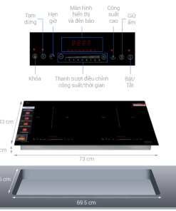 BẾP TỪ 2 VÙNG NẤU HAFELE HC I7325B 533.09.979